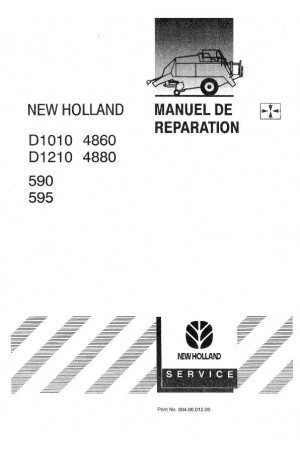 New Holland 4860, 4880, 590, 595, D1010, D1210 Service Manual