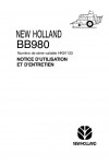 New Holland BB980 Operator`s Manual