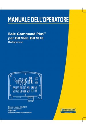 New Holland BR7060, BR7070 Operator`s Manual