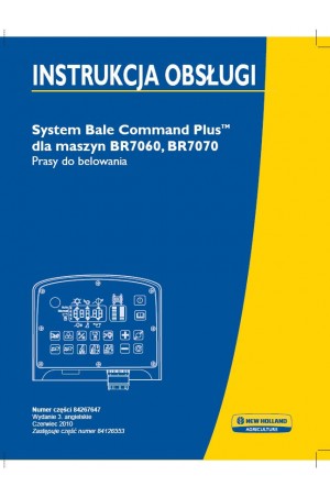 New Holland BR7060, BR7070 Operator`s Manual
