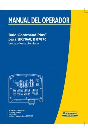 New Holland BR7060 Operator`s Manual