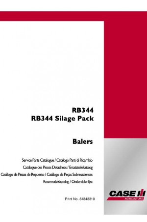 Case IH RB344, RB344 SILAGE PACK Parts Catalog