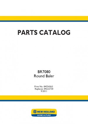 New Holland BR7080 Parts Catalog