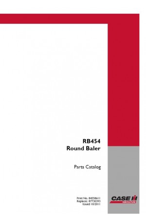 Case IH RB454 Parts Catalog
