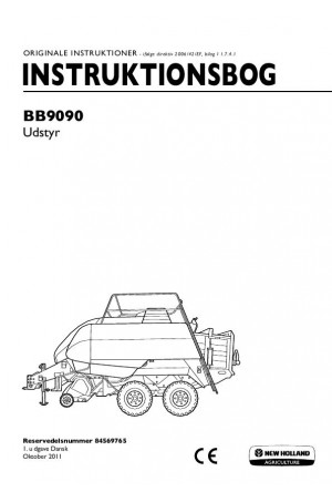 New Holland BB9090 Operator`s Manual