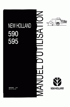 New Holland 590, 595 Operator`s Manual