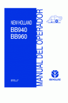 New Holland BB940, BB960 Operator`s Manual