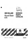 New Holland 678 Parts Catalog