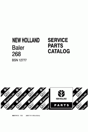 New Holland 268 Parts Catalog