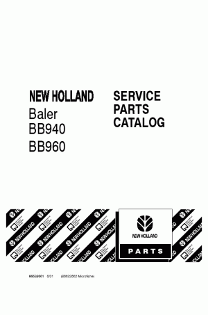 New Holland BB940, BB960 Parts Catalog