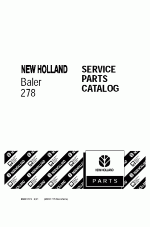 New Holland 278 Parts Catalog