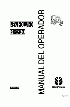 New Holland BR730 Operator`s Manual