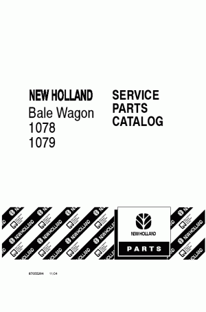 New Holland 1078, 1079 Parts Catalog