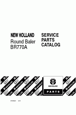 New Holland BR770A Parts Catalog