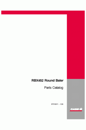 Case IH RBX452 Parts Catalog