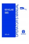 New Holland 565 Operator`s Manual
