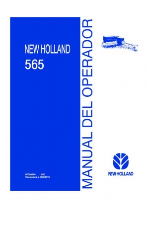 New Holland 565 Operator`s Manual