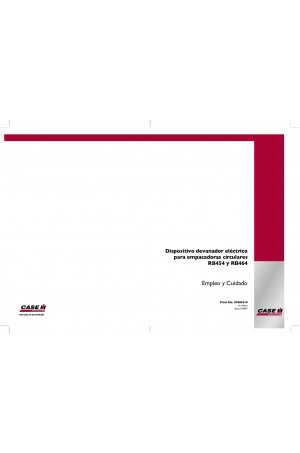 Case IH RB454, RB464 Operator`s Manual