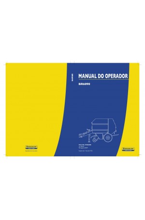 New Holland BR6090 Operator`s Manual