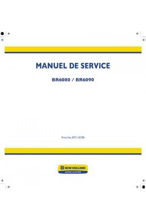 New Holland BR6080, BR6090 Service Manual