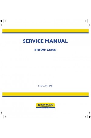 New Holland BR6090 COMBI Service Manual