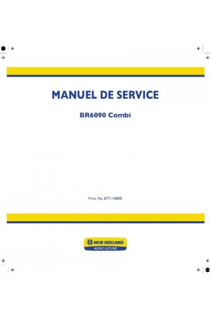 New Holland BR6090 COMBI Service Manual