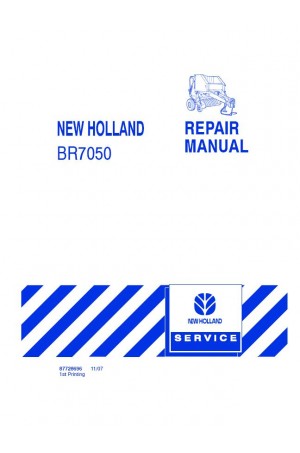 New Holland BR7050 Service Manual