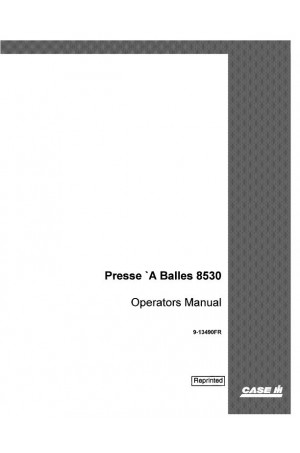 Case IH 8530 Operator`s Manual