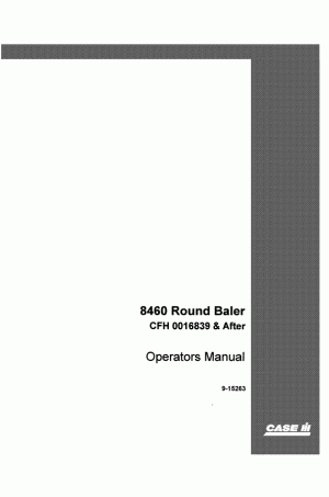 Case IH 8460 Operator`s Manual