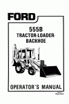 New Holland 555B Operator`s Manual