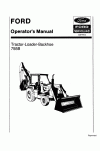 New Holland 755B Operator`s Manual