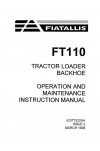 New Holland FT110 Operator`s Manual