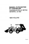 New Holland CE LB620 Operator`s Manual