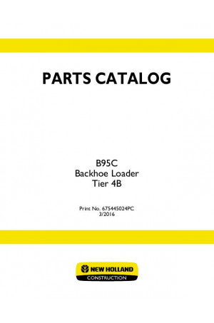New Holland CE B95C Parts Catalog