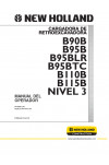 New Holland CE B110B, B115B, B90B, B95B, B95BLR, B95BTC Operator`s Manual