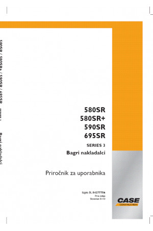 Case 580SR, 580SR+, 590SR, 695SR Operator`s Manual