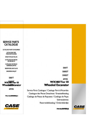 Case 580ST, 580T, 590ST, 695ST Parts Catalog