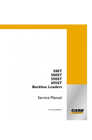Case 580ST, 580T, 590ST, 695ST Service Manual