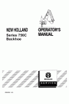 New Holland 756C Operator`s Manual