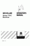 New Holland 757C Operator`s Manual