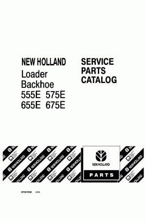 New Holland 555E, 575E, 655E, 675E Parts Catalog