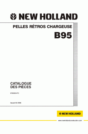 New Holland CE B95 Parts Catalog