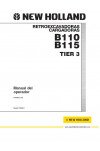 New Holland CE B110, B115 Operator`s Manual