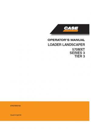Case 570MXT Operator`s Manual