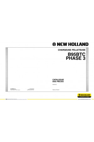 New Holland CE B95BTC Parts Catalog