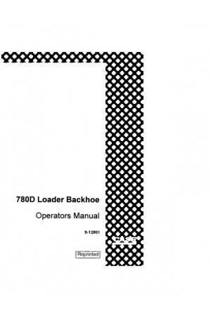 Case 780D Operator`s Manual