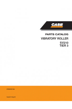 Case SV210 Parts Catalog