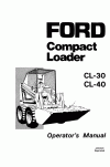 New Holland CL30, CL40 Operator`s Manual
