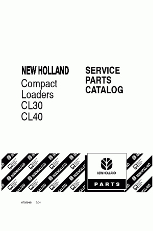 New Holland CL30, CL40 Parts Catalog