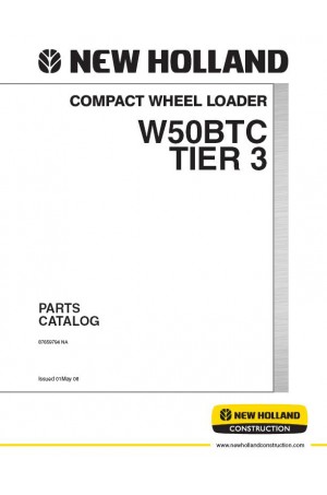 New Holland CE W50BTC Parts Catalog